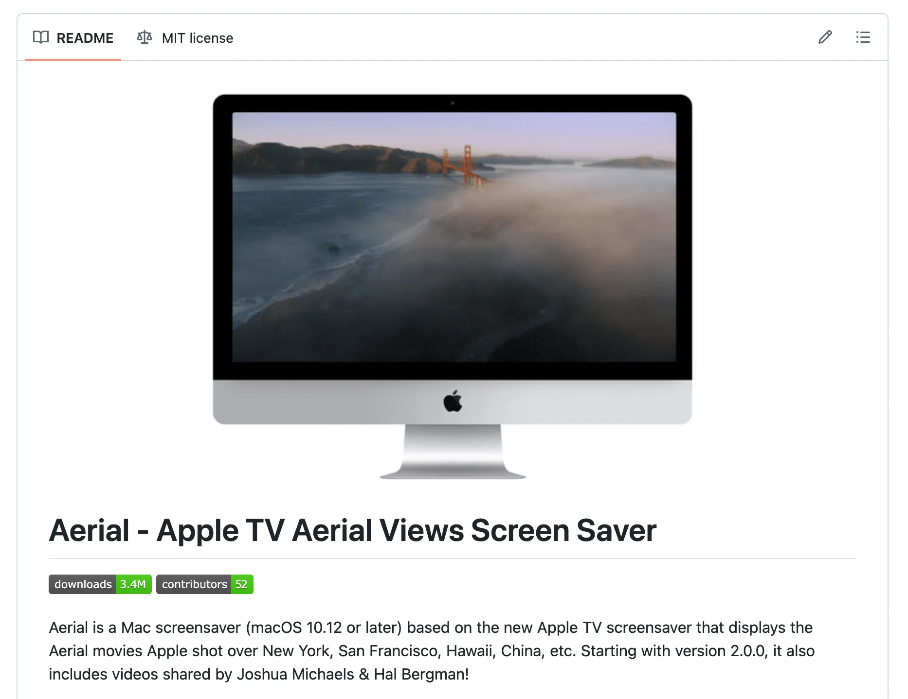 Aerial — Apple TV Aerial Views Screen Saver